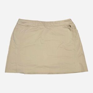 Tummy Control  Women's Tan Skort by S.C. & Co